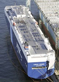 Frachtschiff Auriga Leader