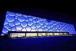 Watercube Sporthalle in China