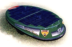 Solarbetriebener, automatischer Rasenmäher