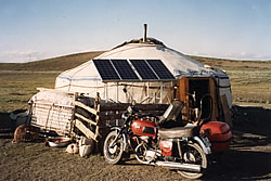 PV-Sytem in der Mongolei 