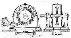 Pelton-Turbine Grafik aus der Patentanmeldung