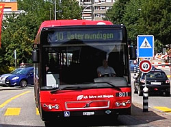Biogas-Bus in der Schweiz