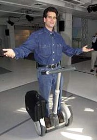 Kamen auf Segway