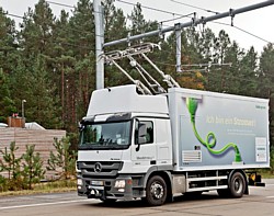 eHighway Lastwagen