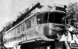 Monorail-Wagen für Moskau