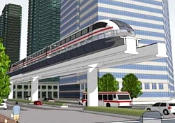 Maglev in Orlando Grafik