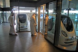 CyberCab-Test in Masdar