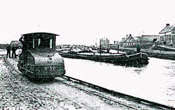 Elektrischer Schiffschlepper