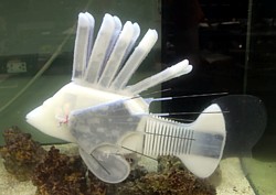 Roboterfisch mit Kreislaufsystem