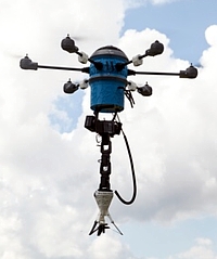 Mine Kafon Drone mit Greifer