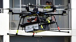 Drohnentest in Chiba