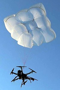 Fallschirm der Drone Rescue