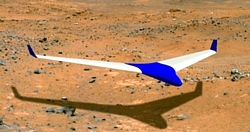 Mars-Segelgleiter Grafik