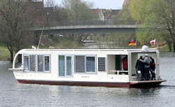 Solar-Hausboot