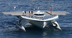 Die Tûranor PlanetSolar unterwegs