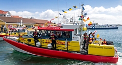 Rettungsschiff in Schweden