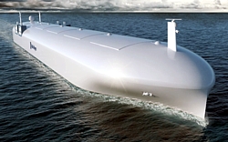 Roboter-Erdgastanker Grafik