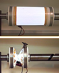 Crosslink-OLED wird von Maschine verdreht