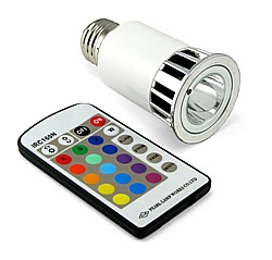 Farb-LED-Strahler mit Funkfernsteuerung