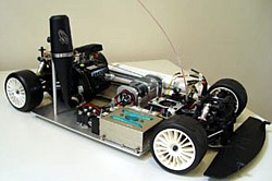 Modellfahrzeug mit Redox-Flow-Batterie