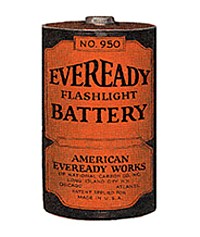 Eveready-Batterie von 1890