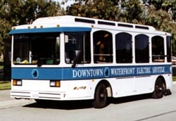 Elektrobus in Santa Barbara