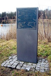 Infostele der Bohrung in Sperenberg