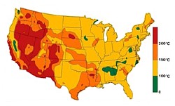 Geothermiepotential der USA