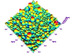 Nanopartikel auf Graphit