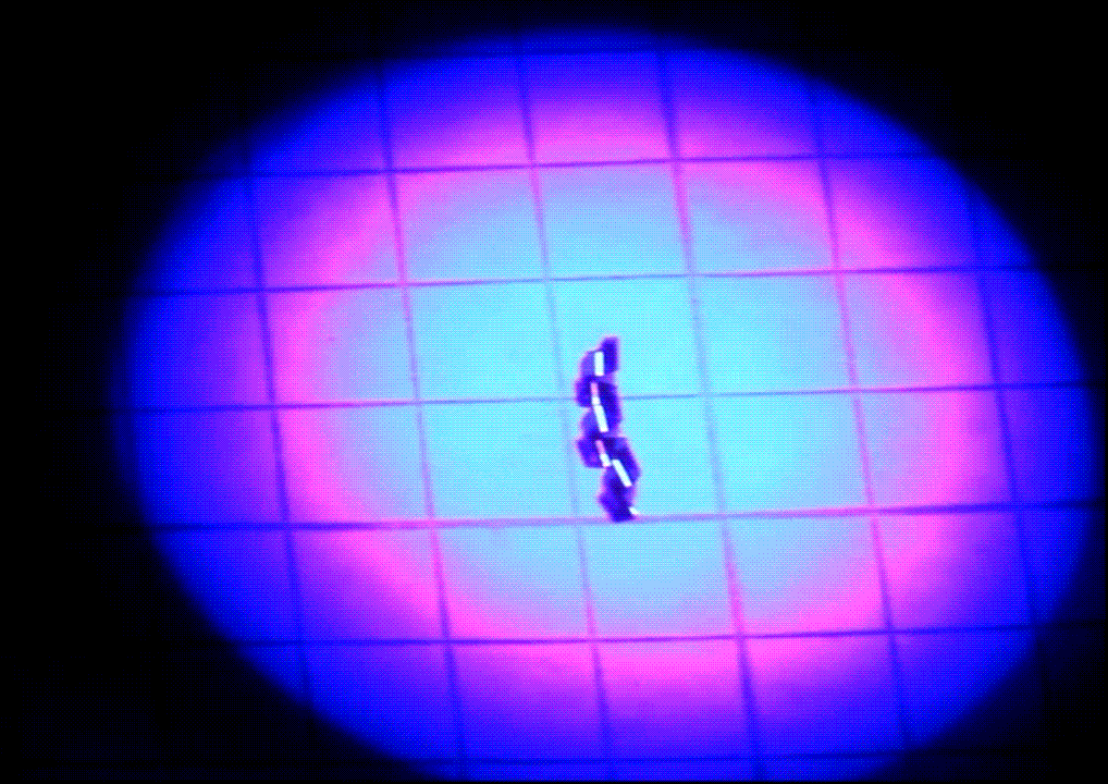Polymerfilm in Bewegung