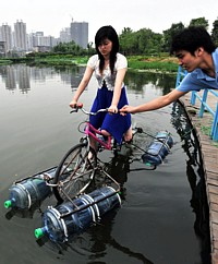 Selbstbau-Wasserfahrrad von Wieguo