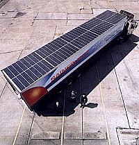 Kühl-Truck mit Solardach