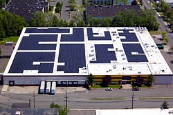 Solyndra-Aufdachanlage der LPS Industries