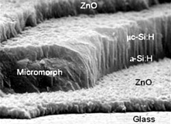 Mikromorph-Schichtung von Oerlikon