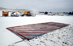 Testfeld am Des Moines International Airport