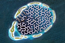 Maldives Floating City Grafik
