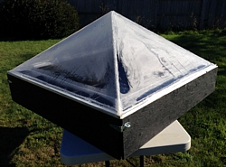 WetLand pyramidal water desalinator