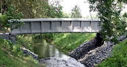 Brücke aus Carbonbeton