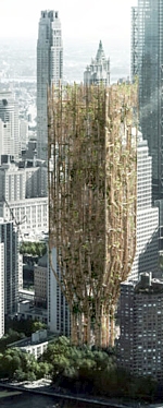 Living Skyscraper For New York City (Grafik