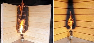 Feuerfestes Holz