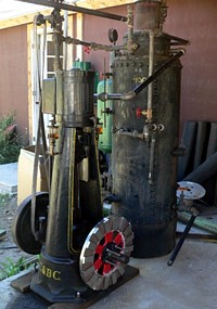 Forcefield Steampunk Dampfmaschine