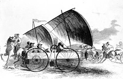 Zeichnung des Nebraska Windwagen