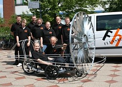 Windbike mit Team 