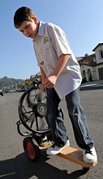 Propeller-Skateboard