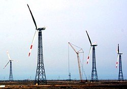 Yeni Yashma Windfarm im Bau