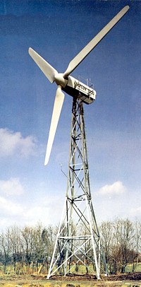 Frühe Enercon Anlage 1985