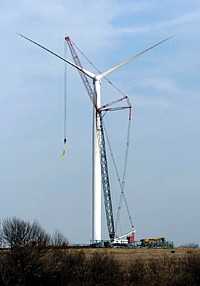 Suzlon S64 - im Bau in den USA