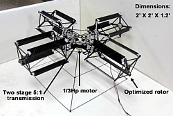 Cyclocopter-Modell in Maryland