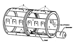 Hubless Windmill Patent Grafik