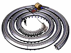 Satelliten Abschuß-Spirale